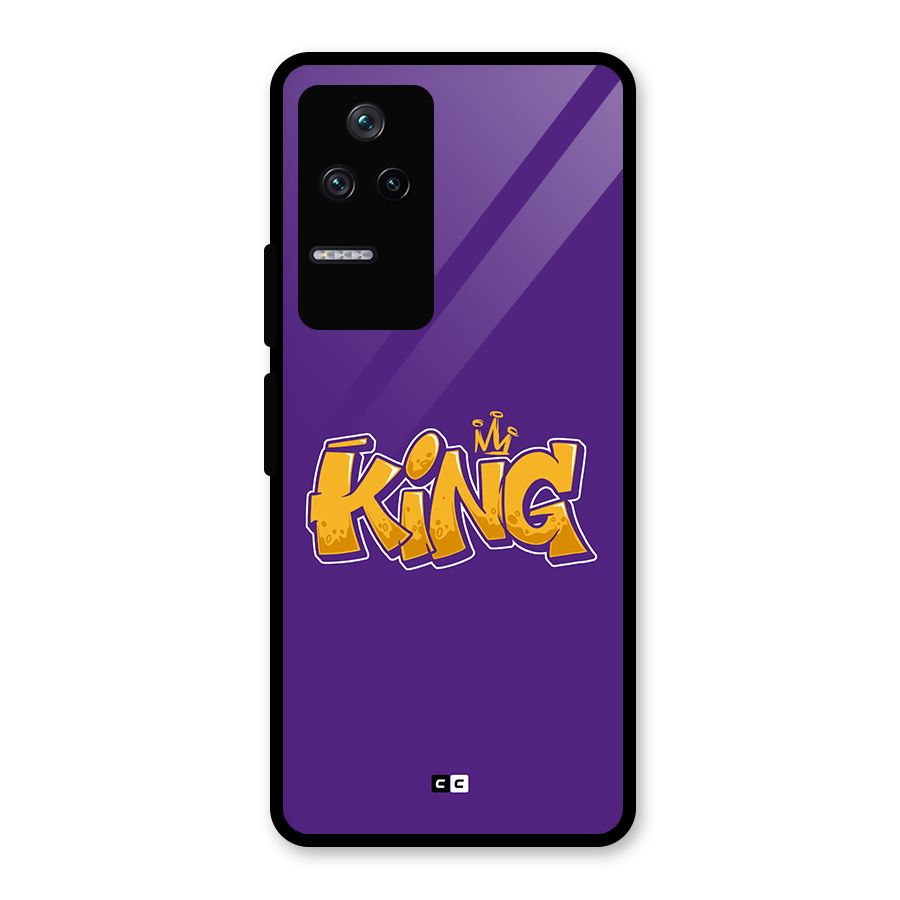 The Royal King Glass Back Case for Poco F4 5G