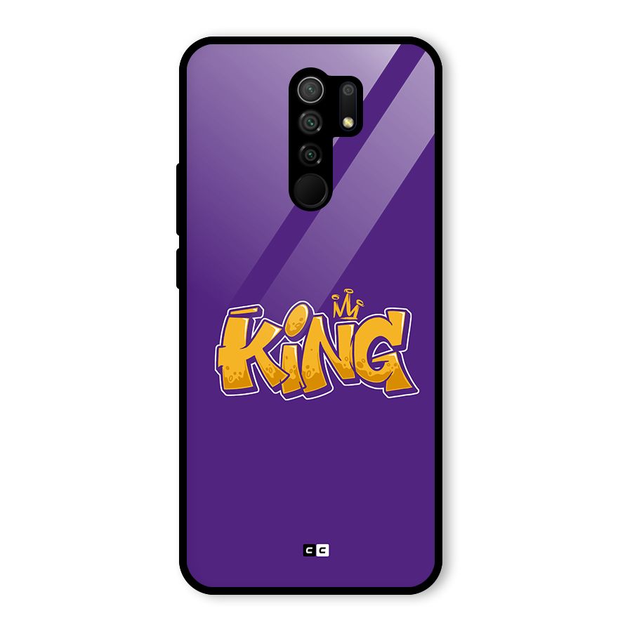 The Royal King Glass Back Case for Poco M2