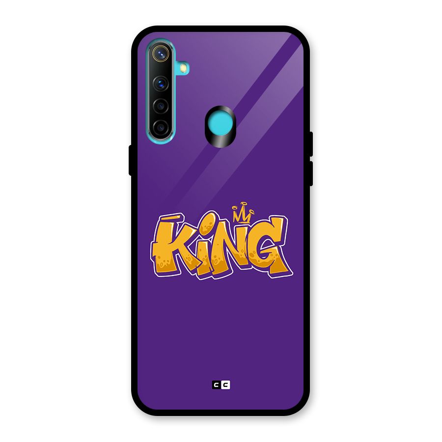 The Royal King Glass Back Case for Realme 5i