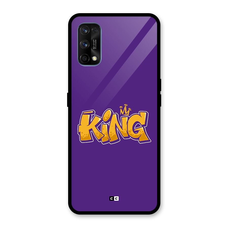 The Royal King Glass Back Case for Realme 7 Pro