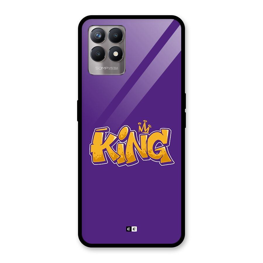 The Royal King Glass Back Case for Realme 8i