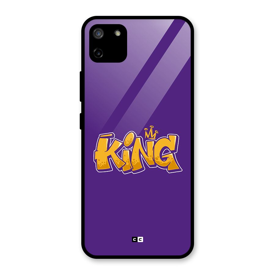 The Royal King Glass Back Case for Realme C11