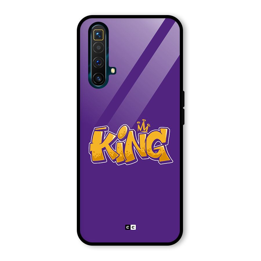 The Royal King Glass Back Case for Realme X3