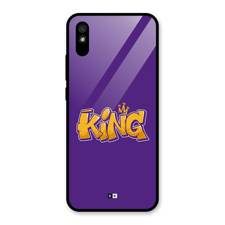 The Royal King Glass Back Case for Redmi 9A