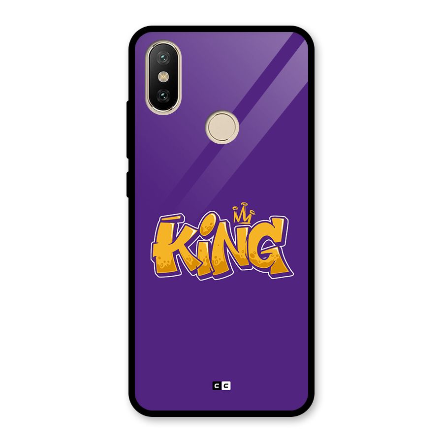 The Royal King Glass Back Case for Redmi A2