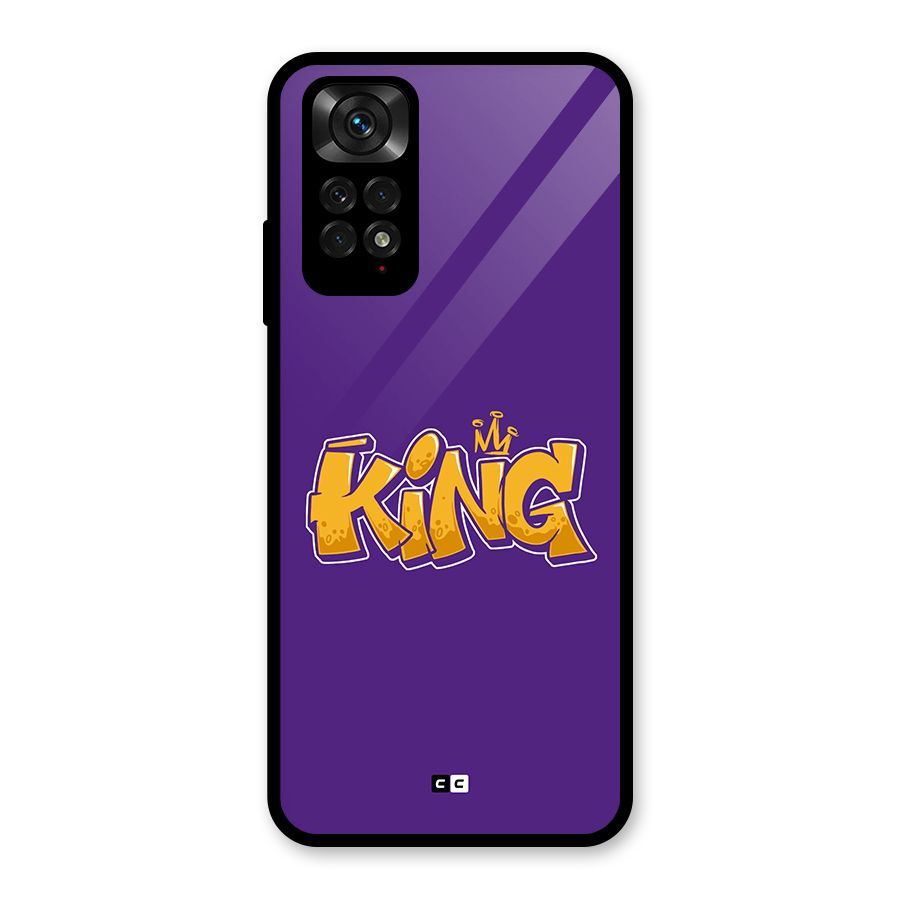 The Royal King Glass Back Case for Redmi Note 11S