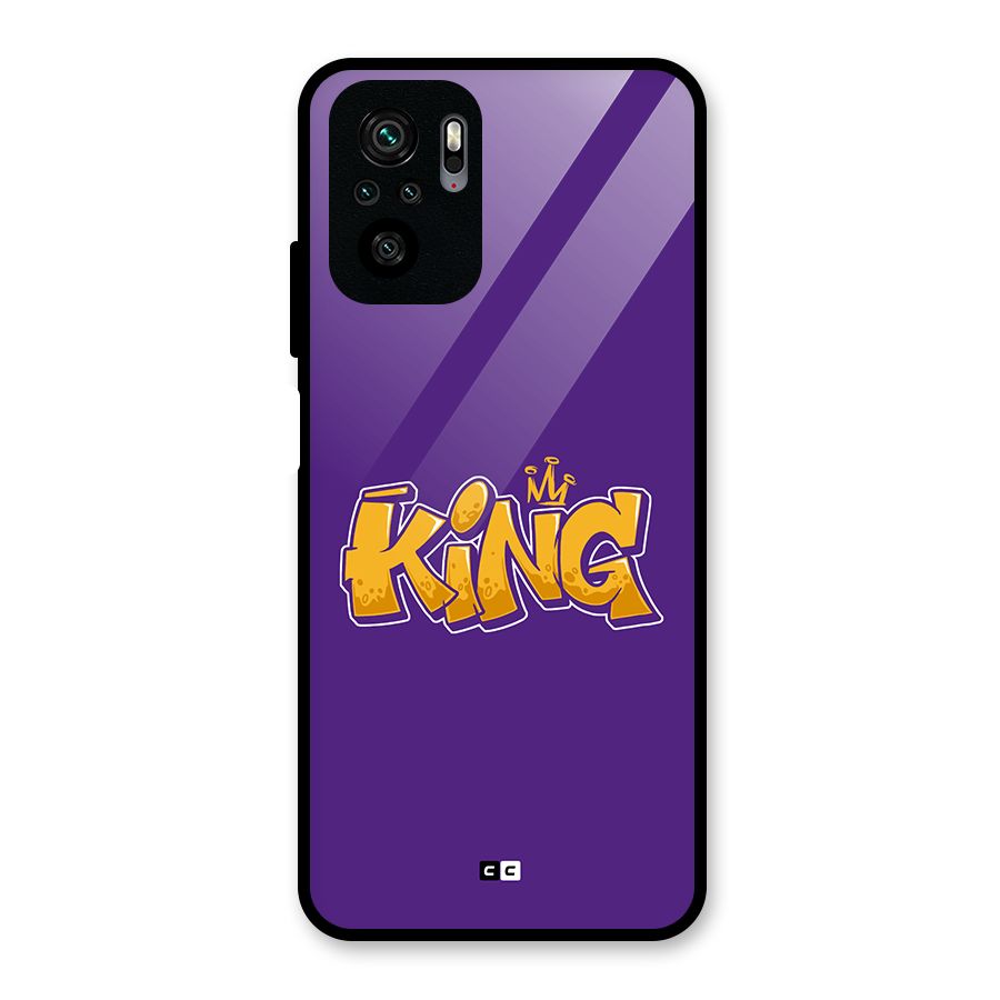 The Royal King Glass Back Case for Redmi Note 11 SE