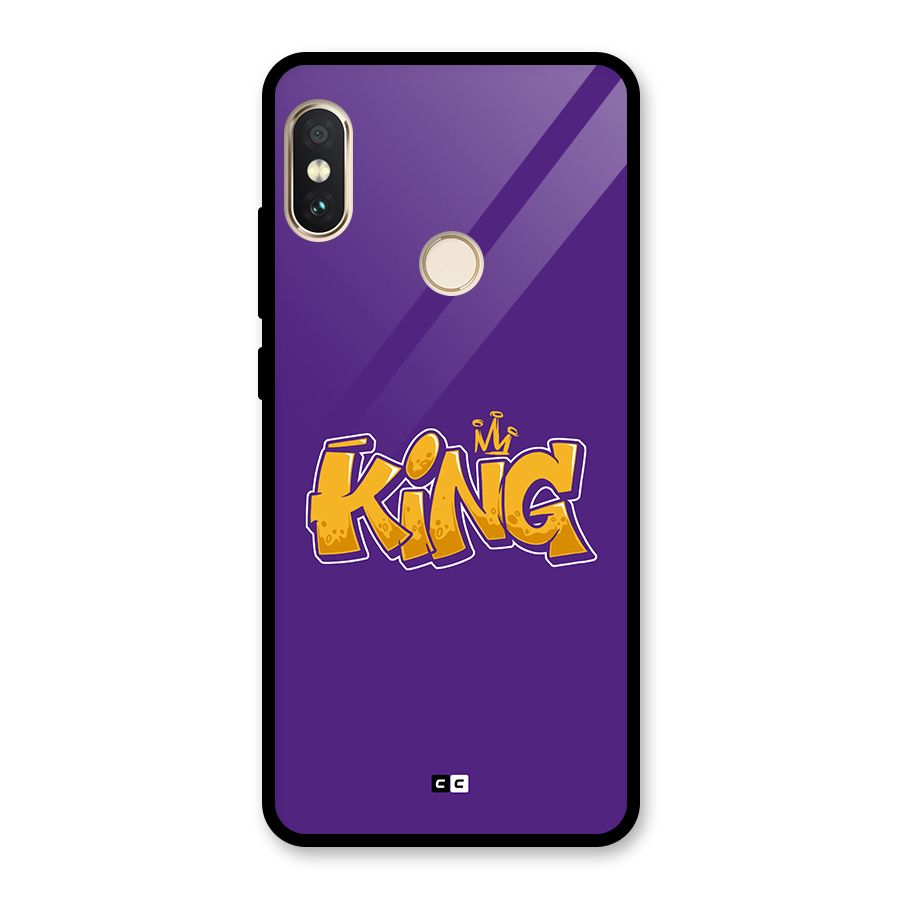 The Royal King Glass Back Case for Redmi Note 5 Pro