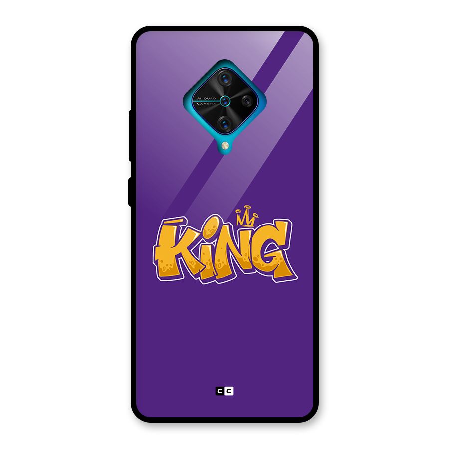 The Royal King Glass Back Case for Vivo S1 Pro