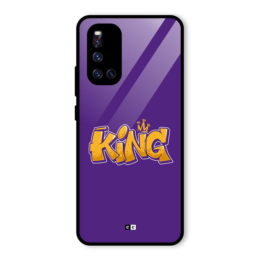 The Royal King Glass Back Case for Vivo V19