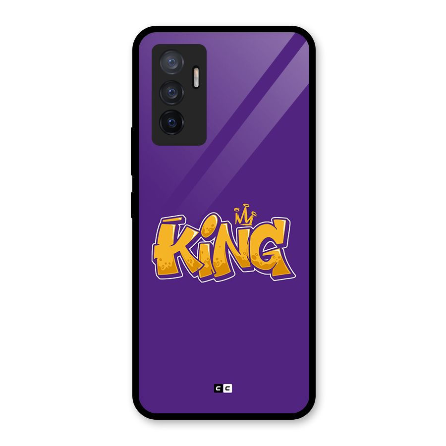 The Royal King Glass Back Case for Vivo V23e