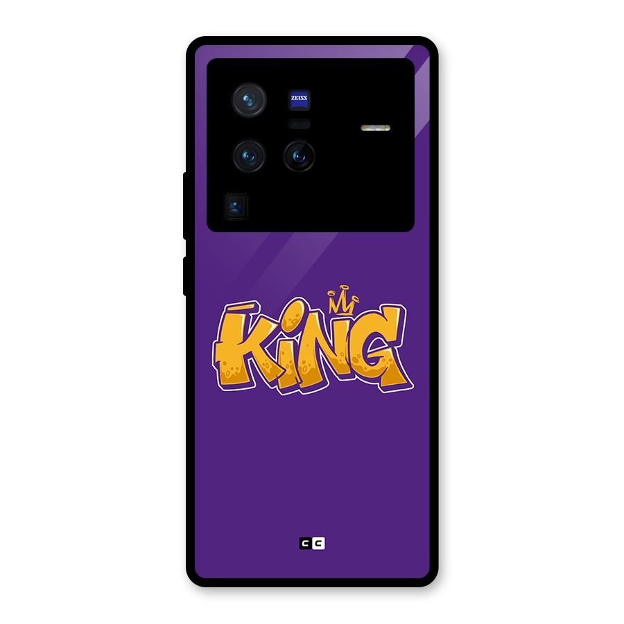 The Royal King Glass Back Case for Vivo X80 Pro