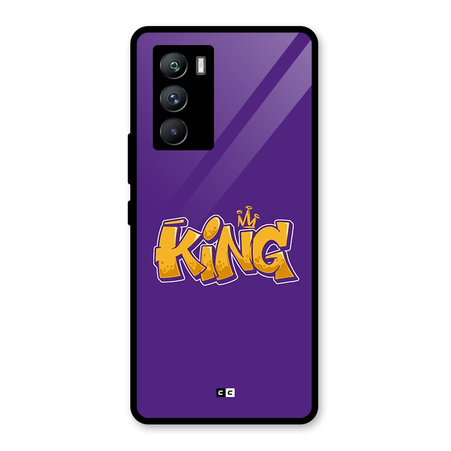 The Royal King Glass Back Case for Vivo iQOO 9 SE
