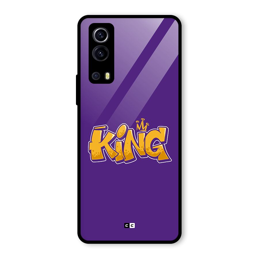 The Royal King Glass Back Case for Vivo iQOO Z3