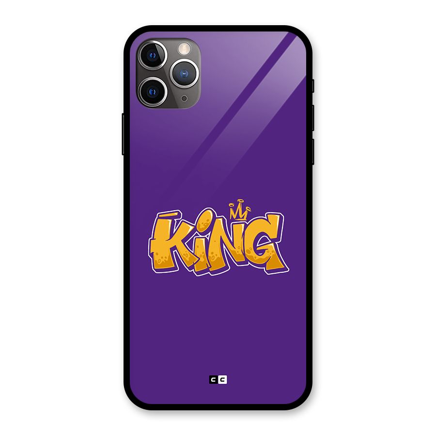 The Royal King Glass Back Case for iPhone 11 Pro Max