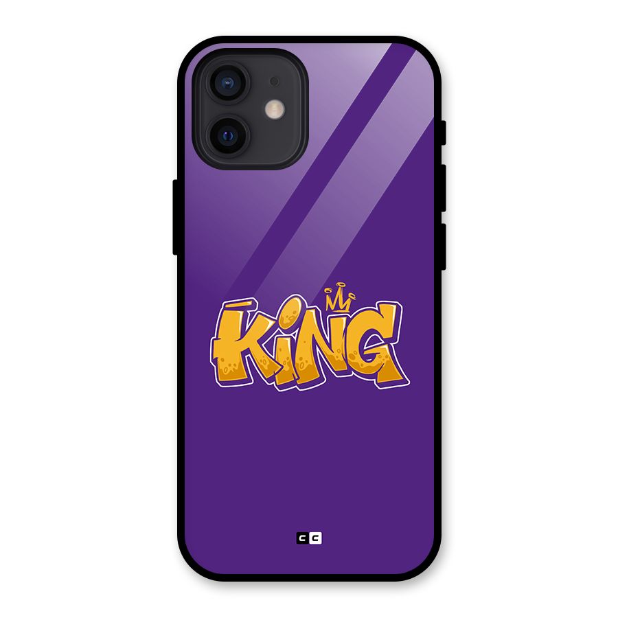 The Royal King Glass Back Case for iPhone 12
