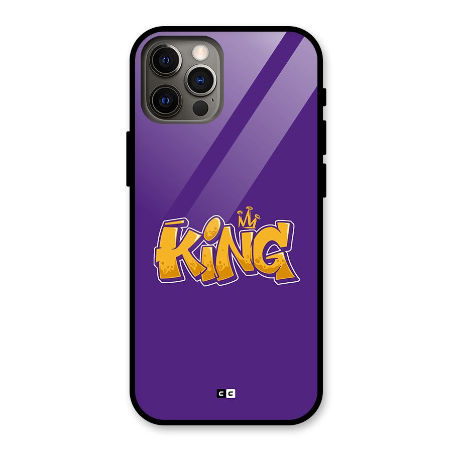 The Royal King Glass Back Case for iPhone 12 Pro