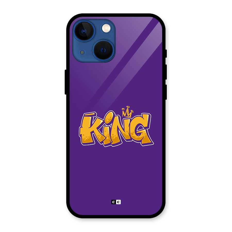 The Royal King Glass Back Case for iPhone 13 Mini