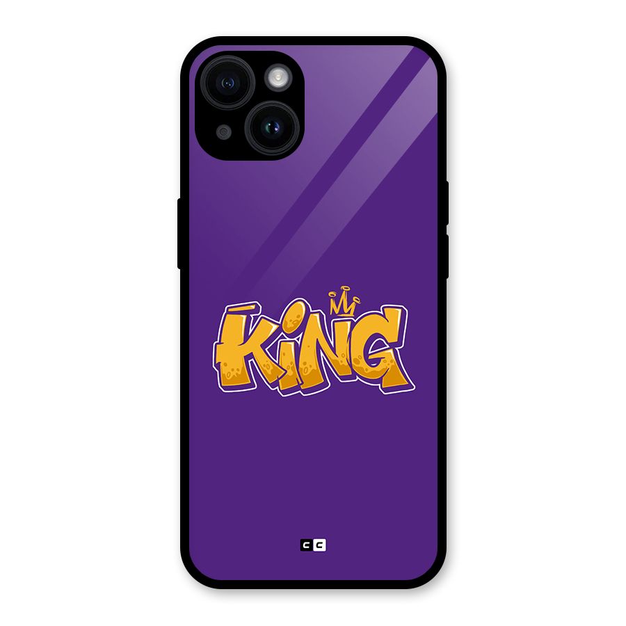 The Royal King Glass Back Case for iPhone 14