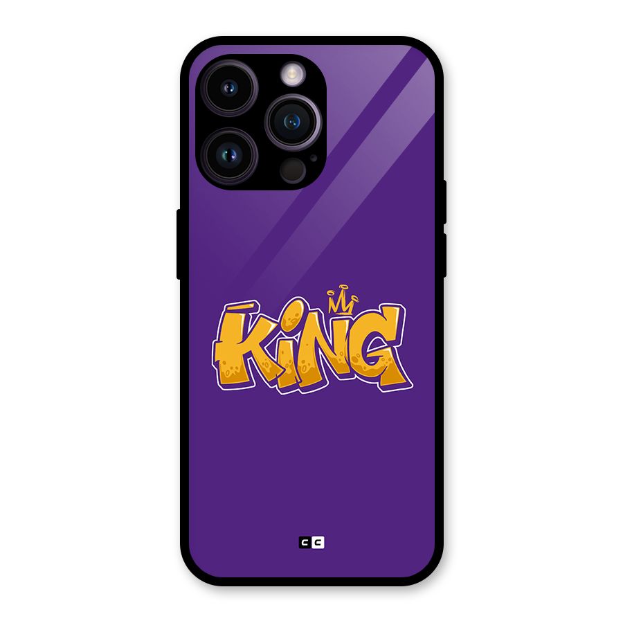 The Royal King Glass Back Case for iPhone 14 Pro Max