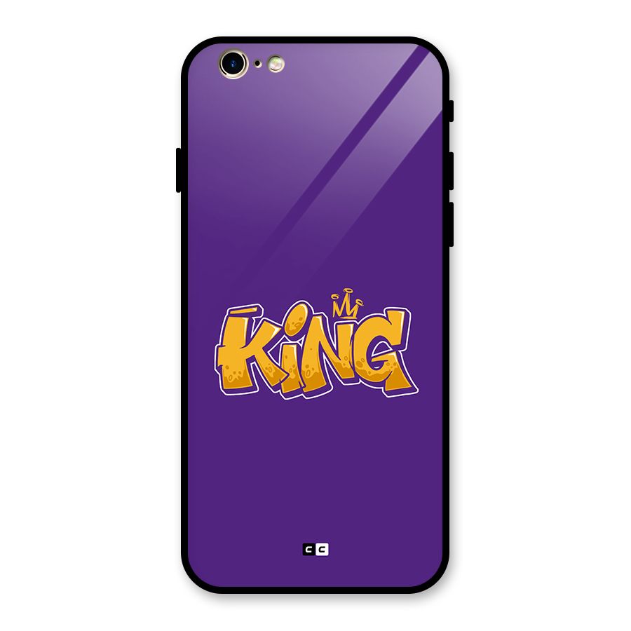 The Royal King Glass Back Case for iPhone 6 6S