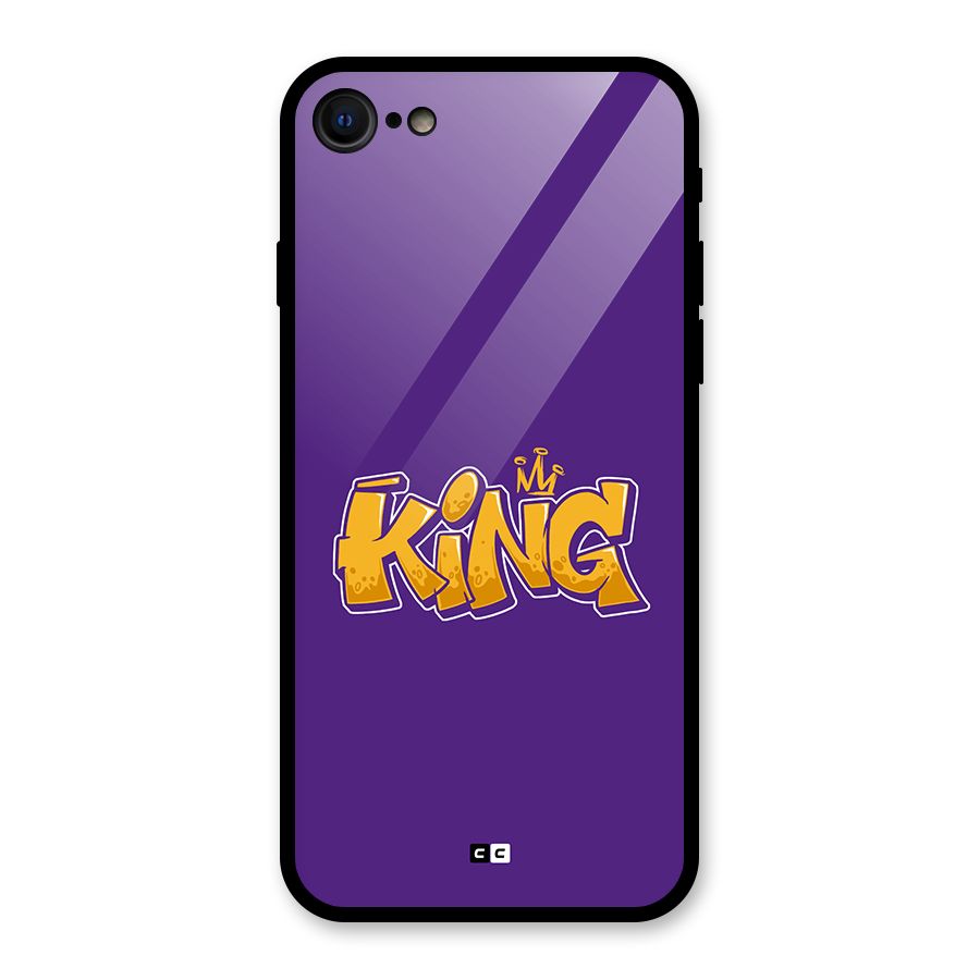 The Royal King Glass Back Case for iPhone 7