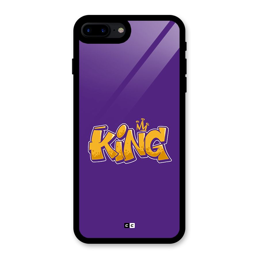 The Royal King Glass Back Case for iPhone 8 Plus