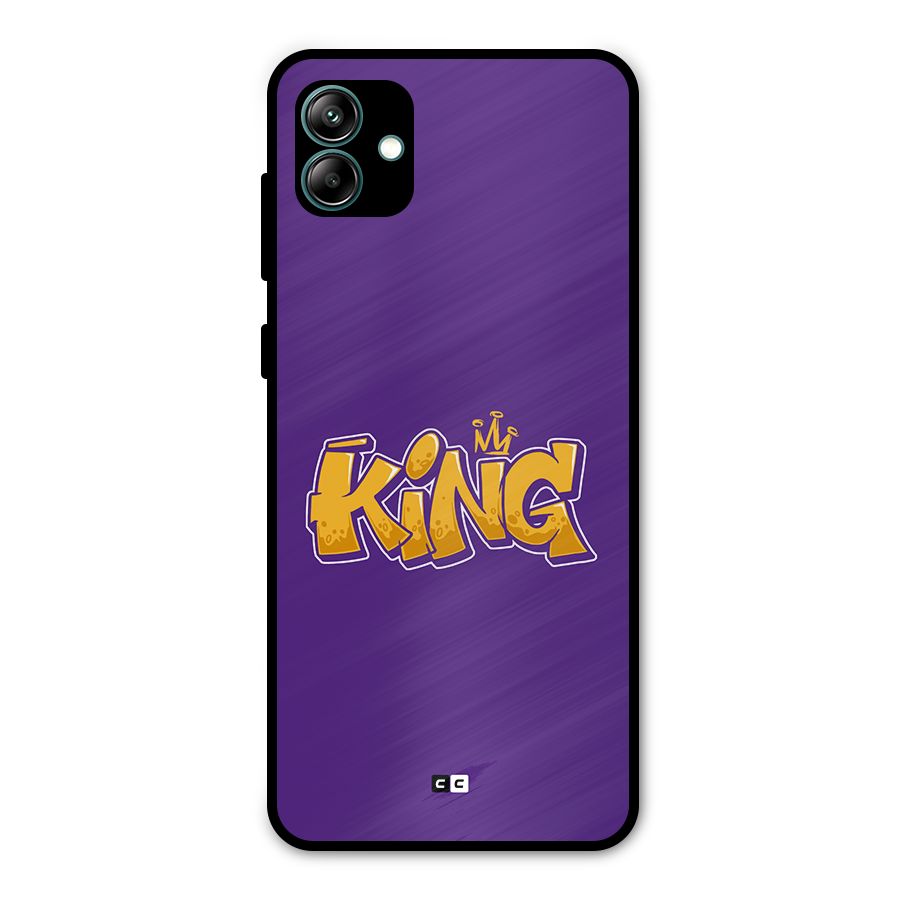 The Royal King Metal Back Case for Galaxy A04