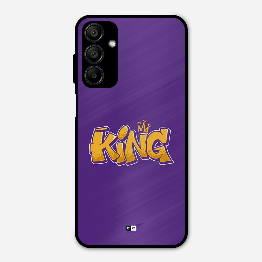 The Royal King Metal Back Case for Galaxy A15 5G