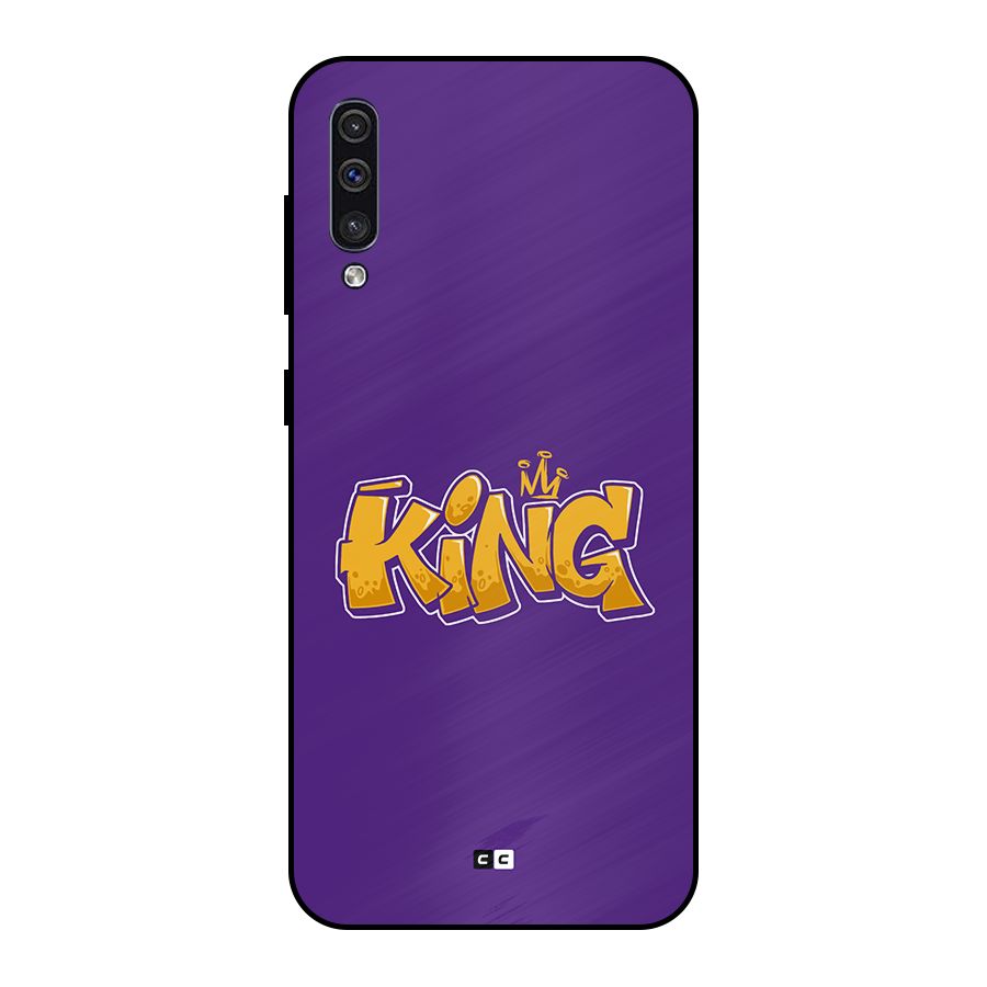 The Royal King Metal Back Case for Galaxy A50s