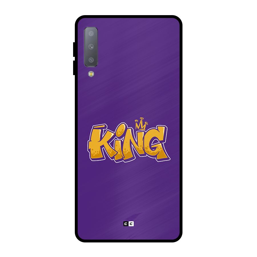 The Royal King Metal Back Case for Galaxy A7 (2018)