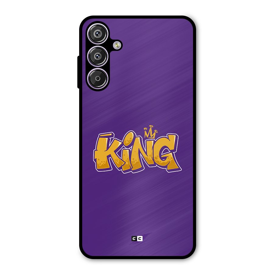 The Royal King Metal Back Case for Galaxy M15
