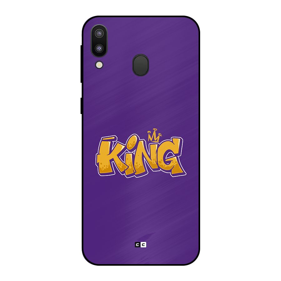 The Royal King Metal Back Case for Galaxy M20