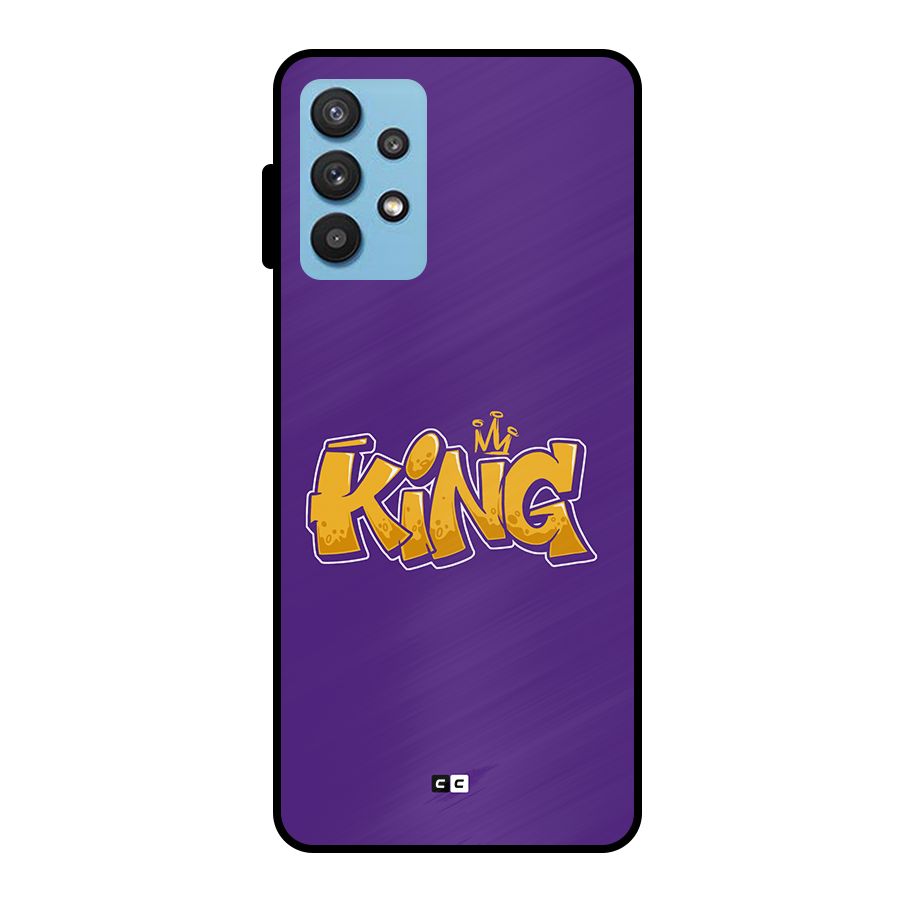 The Royal King Metal Back Case for Galaxy M32 5G