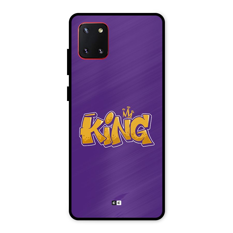 The Royal King Metal Back Case for Galaxy Note 10 Lite