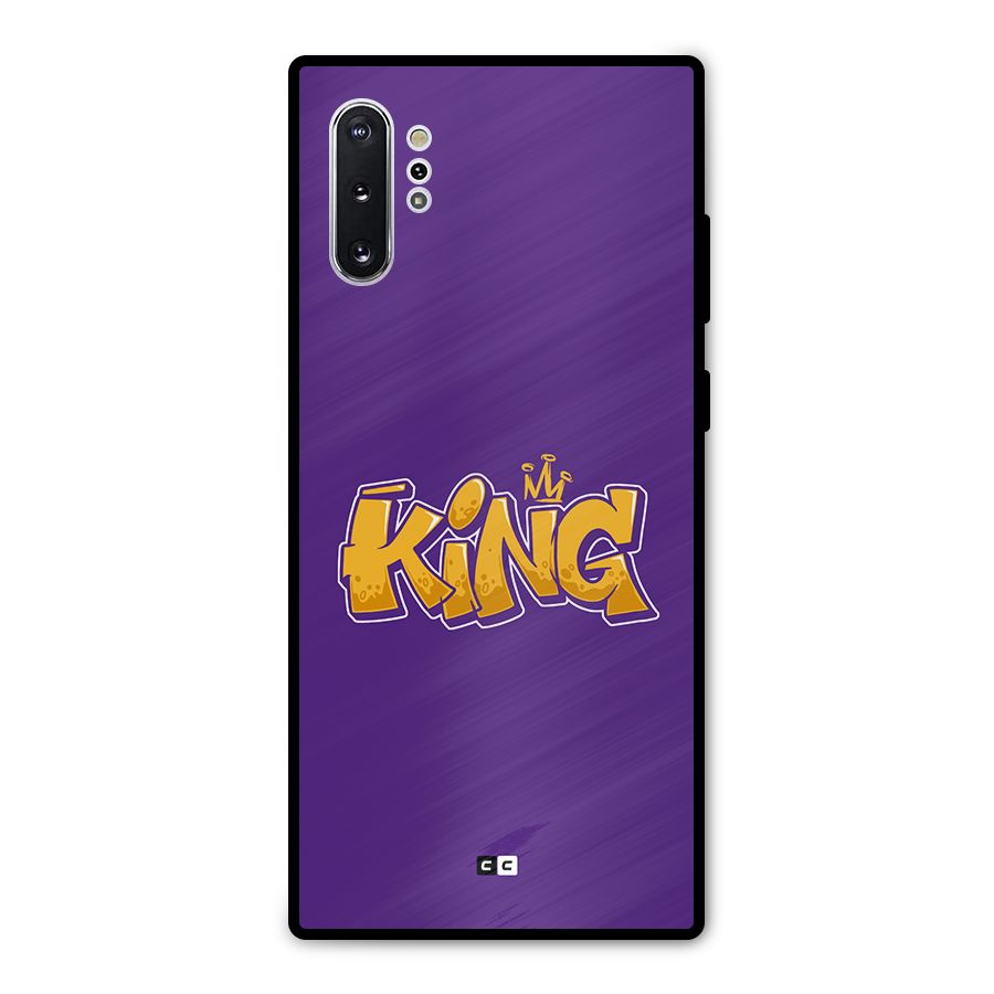 The Royal King Metal Back Case for Galaxy Note 10 Plus