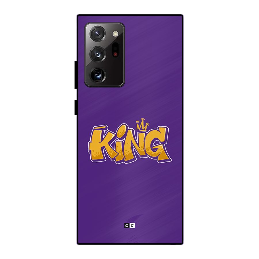 The Royal King Metal Back Case for Galaxy Note 20 Ultra 5G