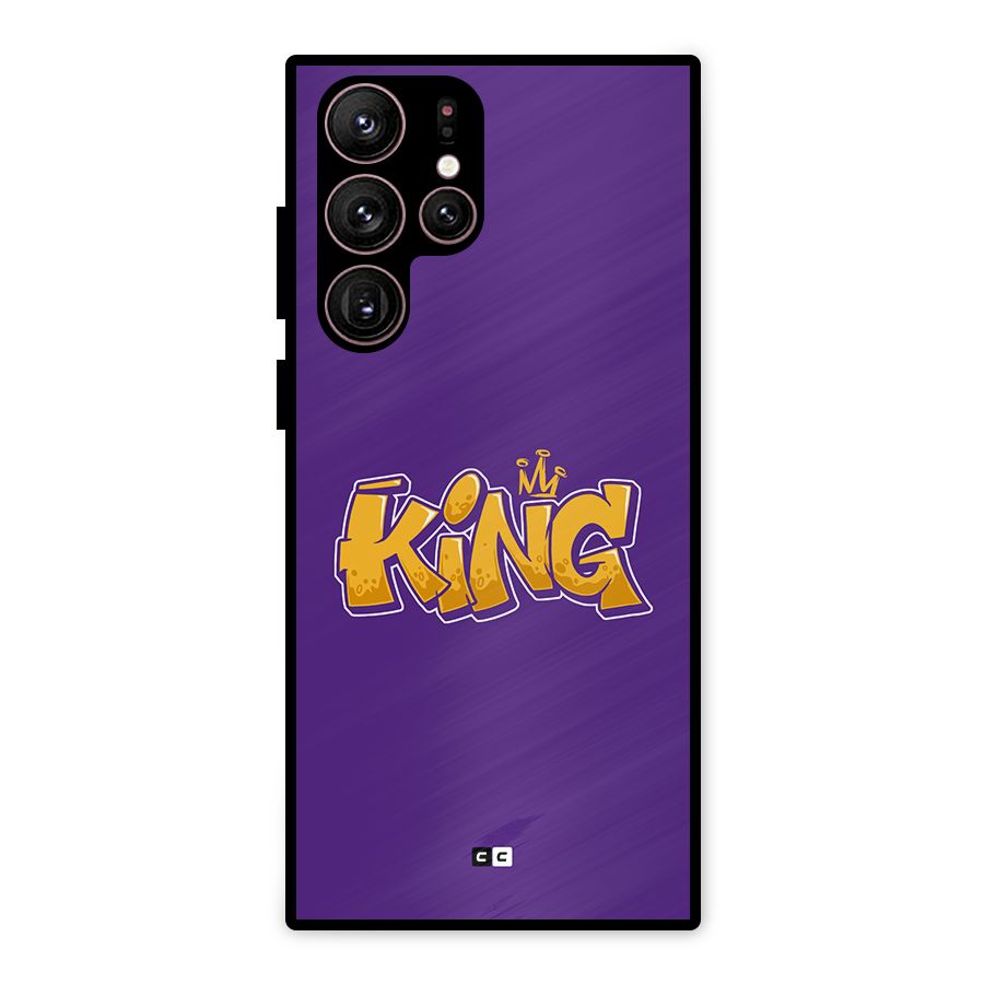 The Royal King Metal Back Case for Galaxy S22 Ultra 5G