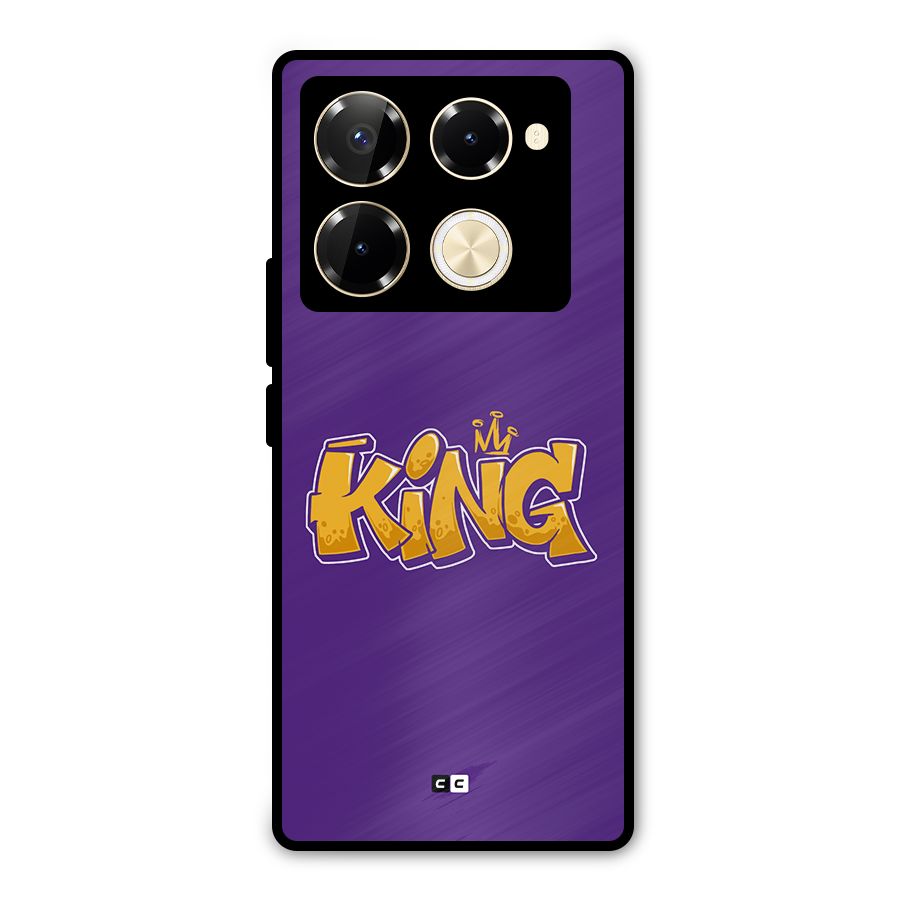 The Royal King Metal Back Case for Infinix Note 40 Pro