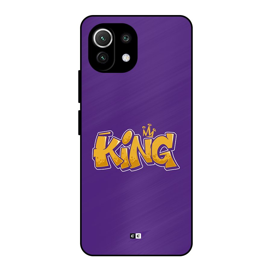 The Royal King Metal Back Case for Mi 11 Lite