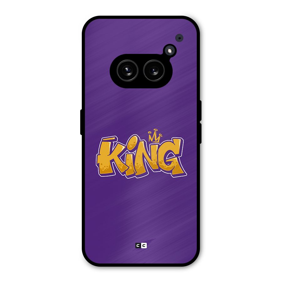 The Royal King Metal Back Case for Nothing Phone 2a