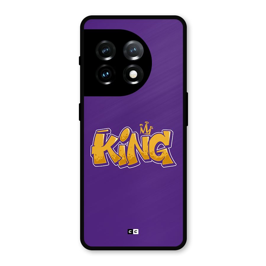 The Royal King Metal Back Case for OnePlus 11