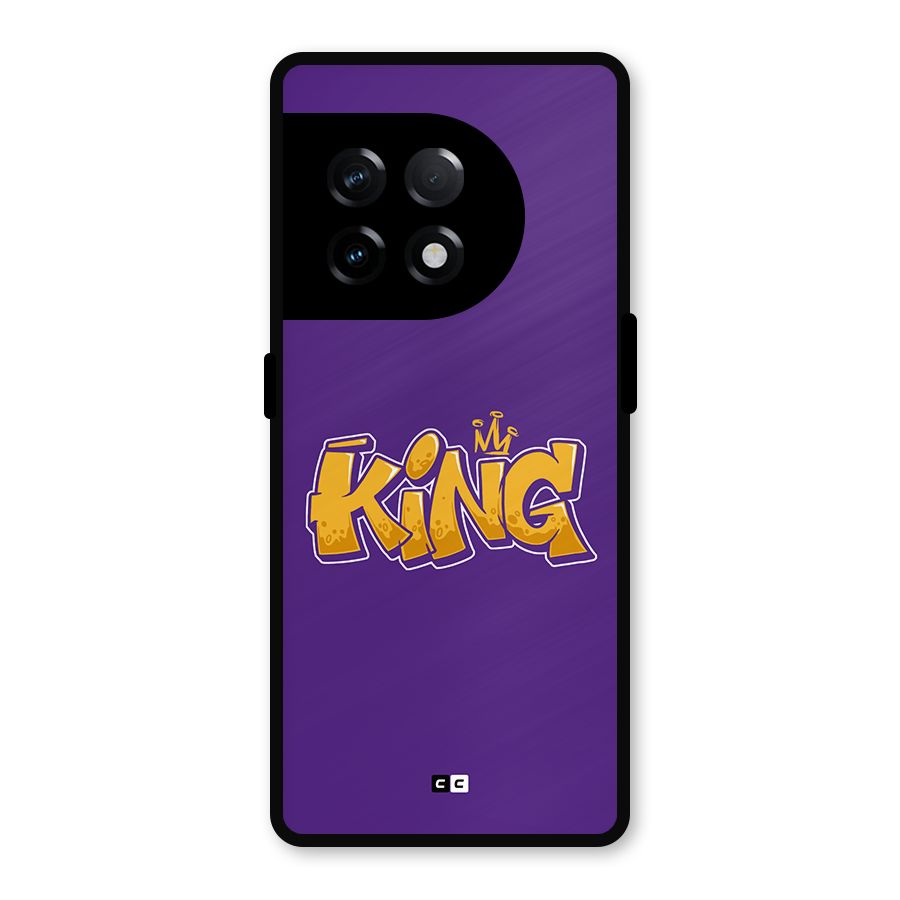 The Royal King Metal Back Case for OnePlus 11R