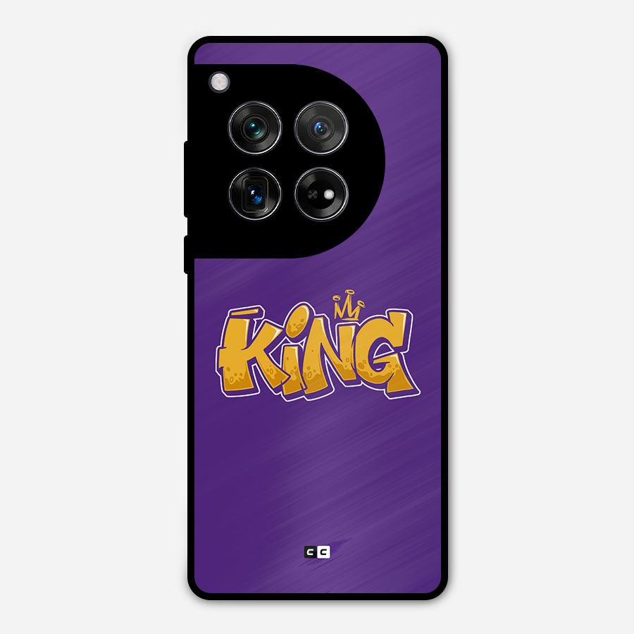 The Royal King Metal Back Case for OnePlus 12
