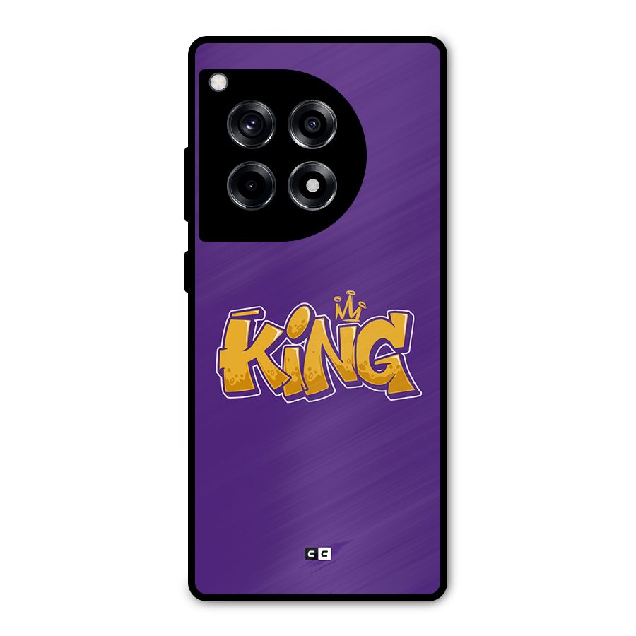 The Royal King Metal Back Case for OnePlus 12R