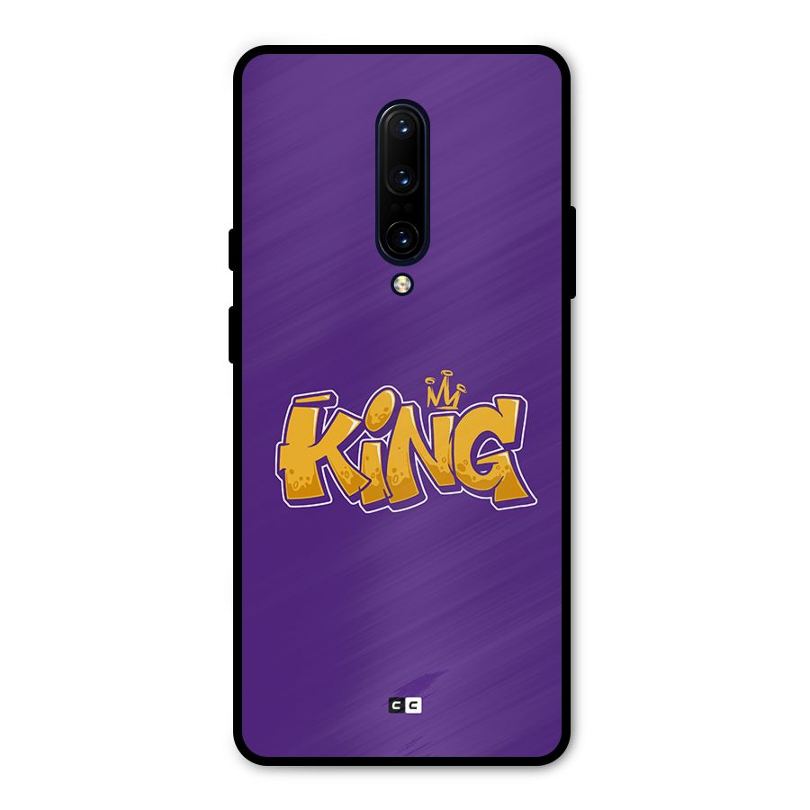 The Royal King Metal Back Case for OnePlus 7 Pro