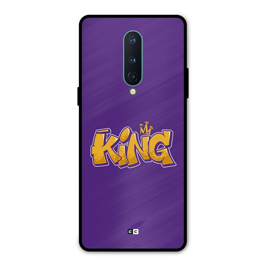 The Royal King Metal Back Case for OnePlus 8