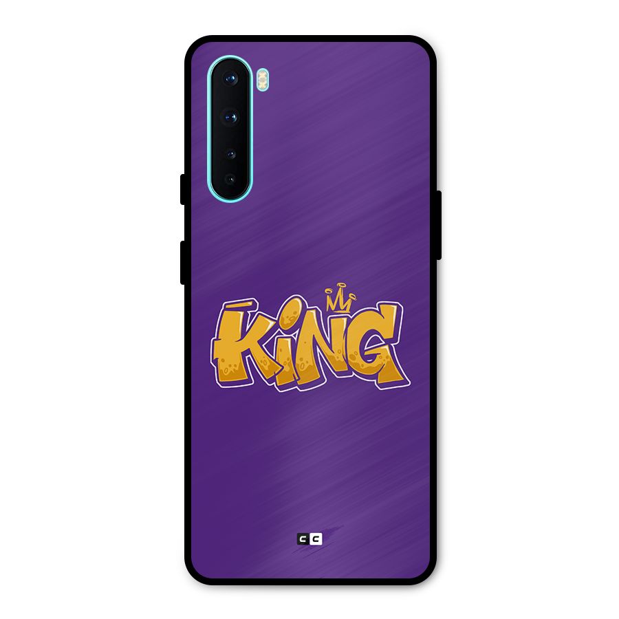 The Royal King Metal Back Case for OnePlus Nord