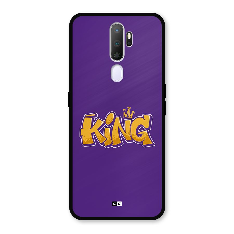 The Royal King Metal Back Case for Oppo A9 (2020)