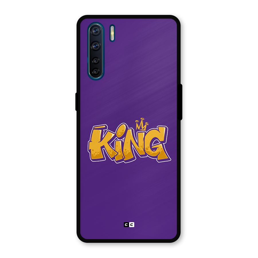 The Royal King Metal Back Case for Oppo F15